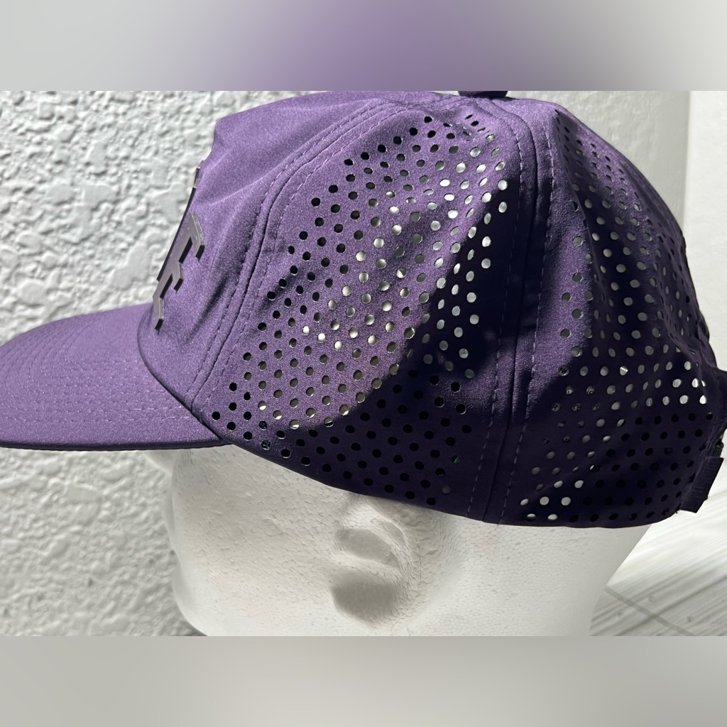 Hall Of Fame 2nd Sucks Mesh Side Buckle Back Hat Cap Men’s One Size Plum Purple — image 2 of 8